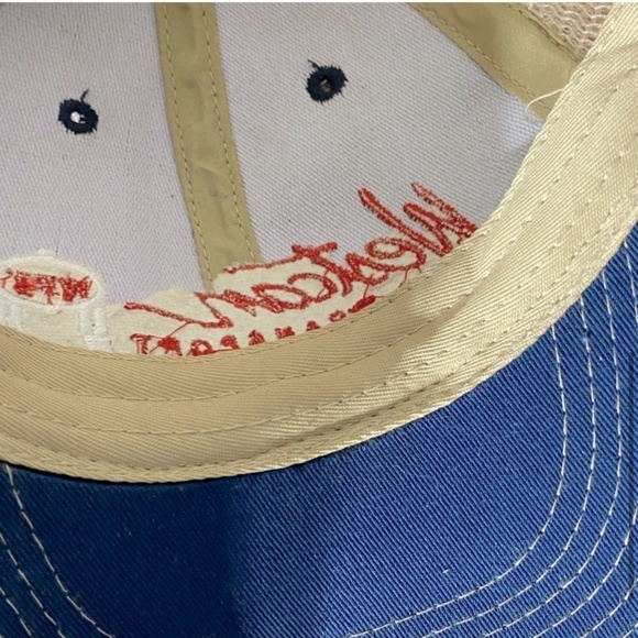 Vintage Navy Westcan Bulk Transport Mesh Back Snap Back Trucker Hat - Picture 6 of 11